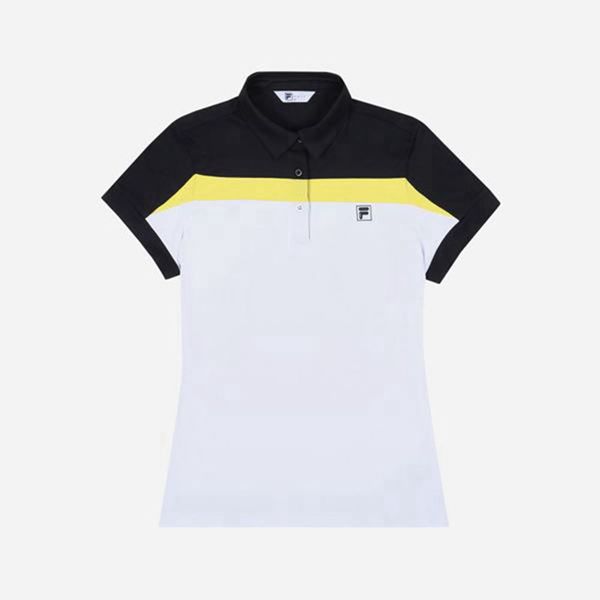 Fila Polokošeľa Damske Biele - Golf Pq S/S Vypredaj - Slovakia 83752-WVSO